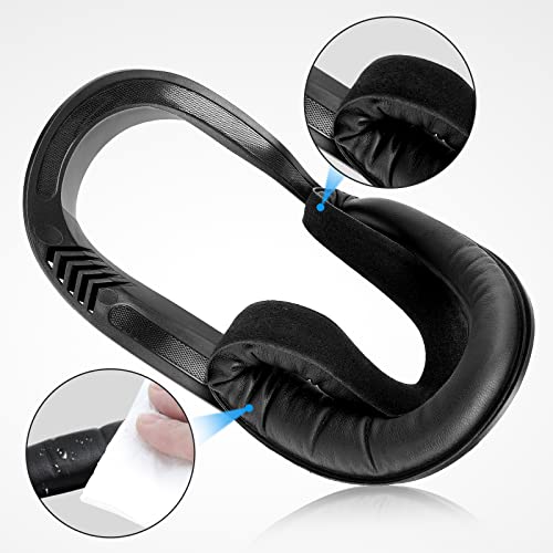 Face Cover Pad & Glasses Spacer Compatible With Oculus/Meta Quest 2 Accessories, Enhanced Comfort, And Prevent Your Glasses From Scratching Vr Lenses (Black)