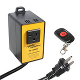 220V Wireless Remote Control Dust Collector Starter Outlet Switch (Battery Included)