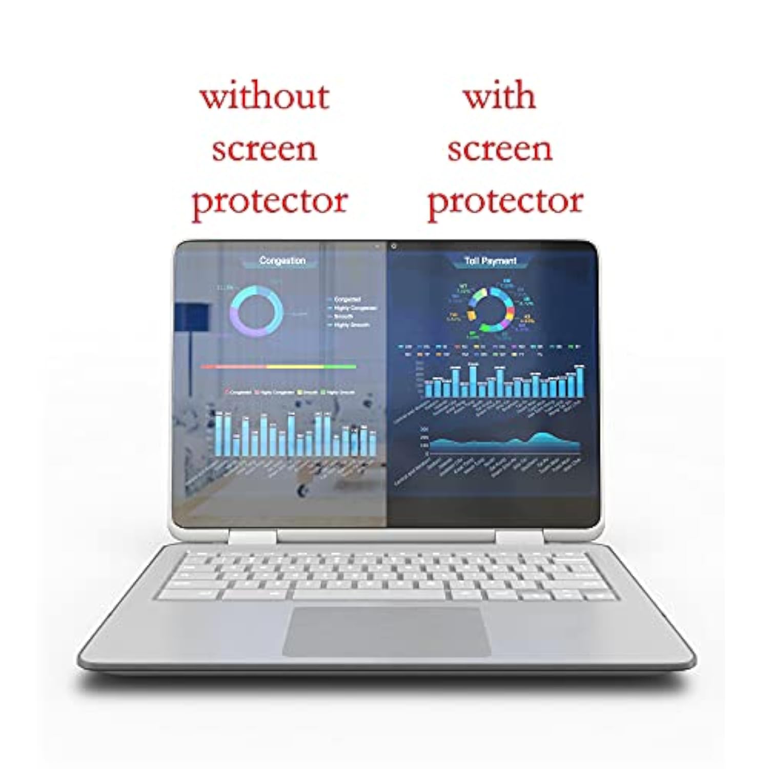 Anti-Glare and Anti Finger Print Screen Protector for Widescreen Desktop Monitor