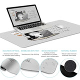 Cat Ergonomic Mouse Pad With Wrist Rest Desk Mat Sets Accessories, Cute Mouse Pads For Desk, Gaming Mouse Pad Wrist Support, Keyboard Mat Wrist Rest Cup Coaster Funny Office Desk Accessories