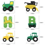 Green Tractor Birthday Banner Set With Tractor Garland Banner For Tractor Farm Themed Birthday Party Supplies Decorations
