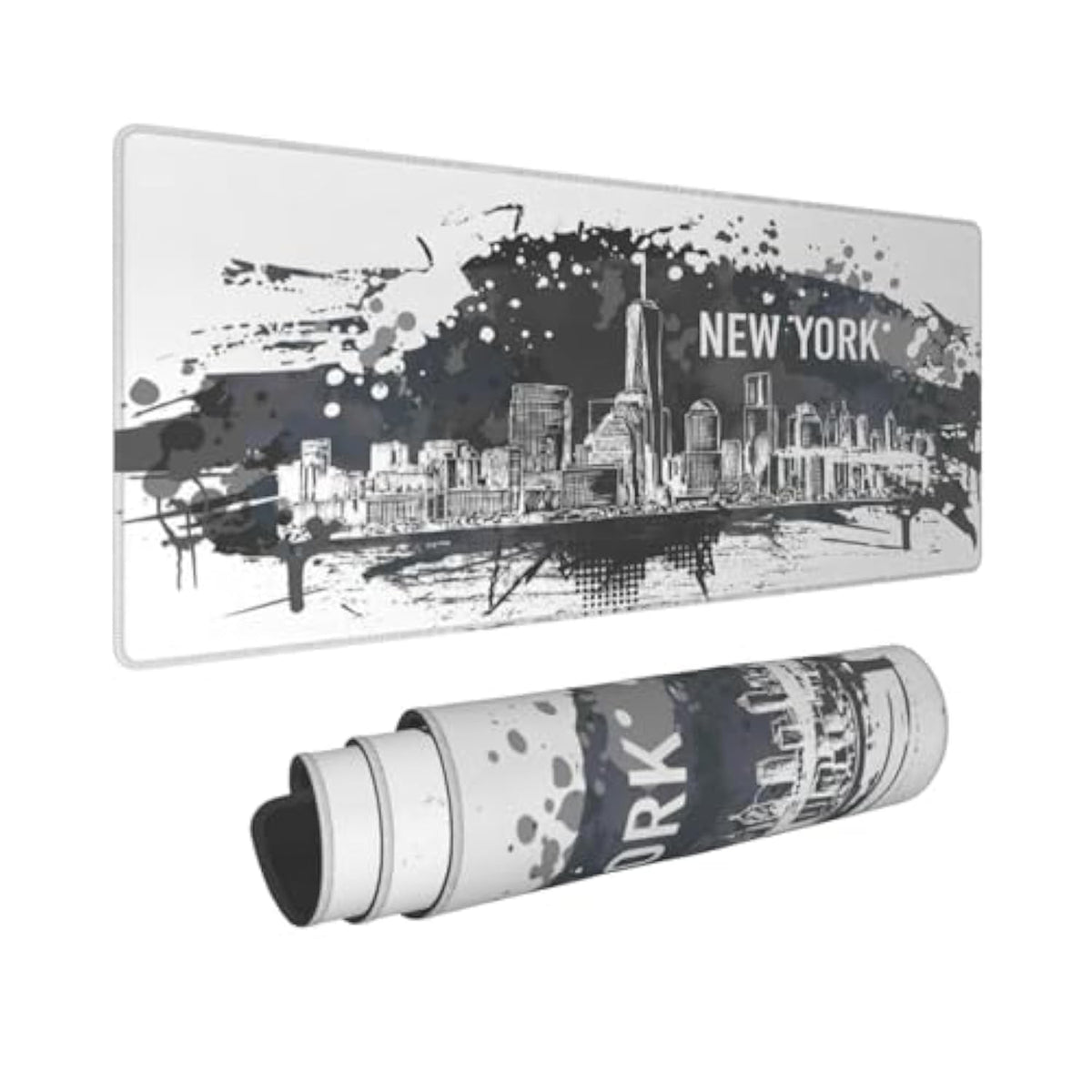 Large Mouse Pad New York Mouse Pads, Xxl Extended Keyboard Mousemat Big Desk Mat Gaming Mousepad For Home Office Accessories