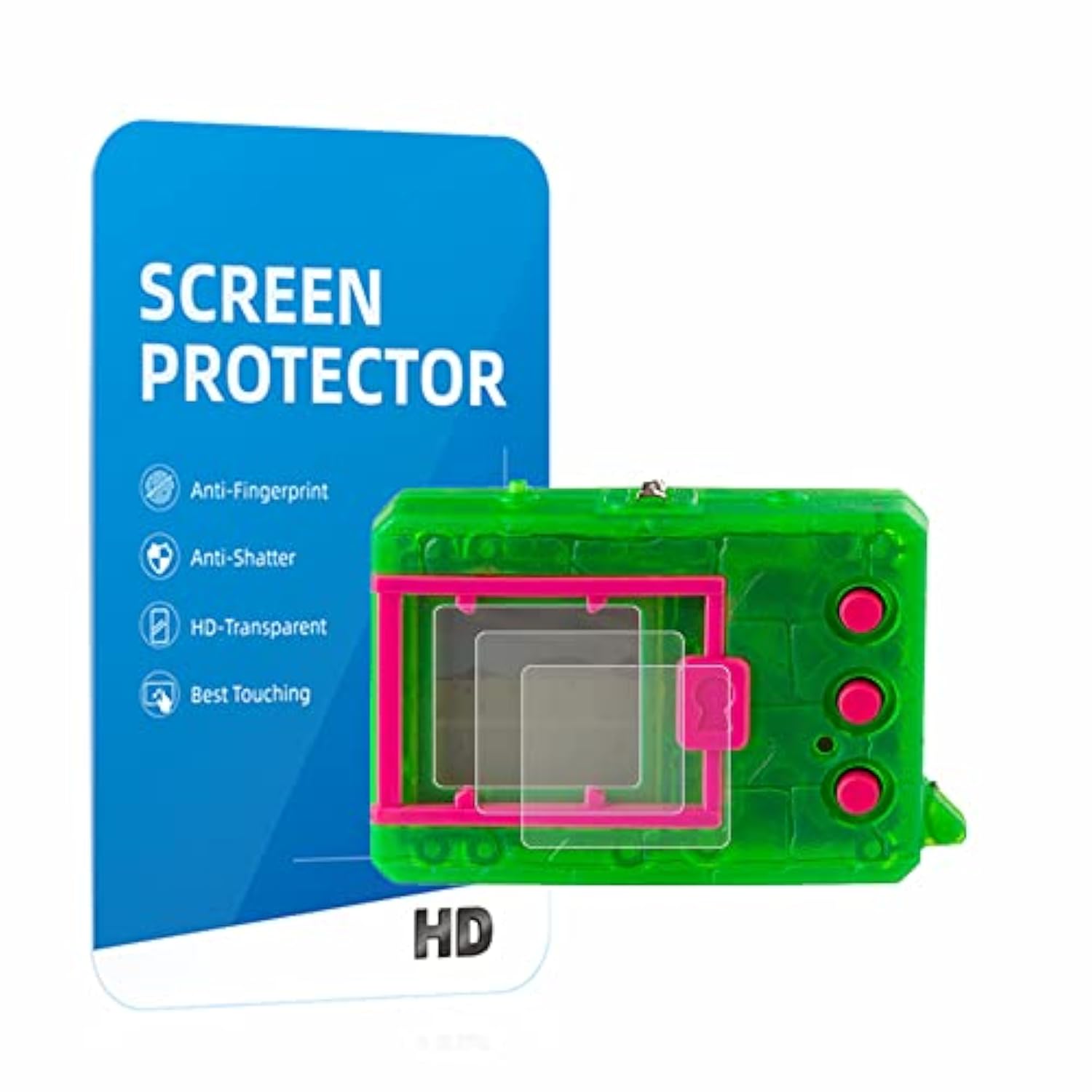 [ 3Pcs Compatible For Digimon Bandai Original Digivice Screen Protector, Pet Premium Real Hd Protective Film Compatible For Digivice Virtual Pet Monster