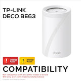 Adhesive Wall Mount For Tp Link Be63 (Be1000) Wifi Mesh Router, Easy To Install Holder, Stick On & Screw In Mounting, By