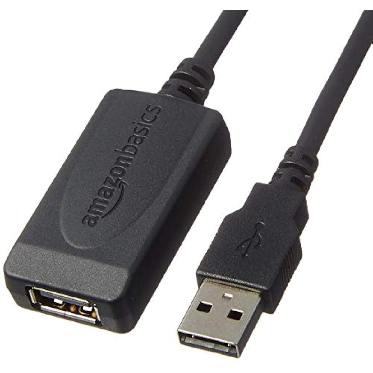 Usb-A 2.0 Extension Cable, For Printer, Mouse Or Keyboard, Male To Female, 480Mbps Transfer Speed, 32 Feet, Black
