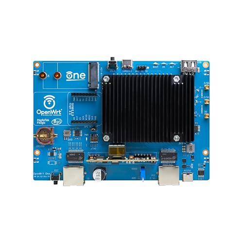 Banana Pi Wifi 6 Openwrt One Router Board, Wireless Dual Band Internet Router, Mediatek Mt7981B Soc 1Gb Ddr4 Ram, Integrated 1X 2.5Gbe Wan Gigabit Lan Rj45 Port, Support Ap, Wpa,Wpa2,Wpa3
