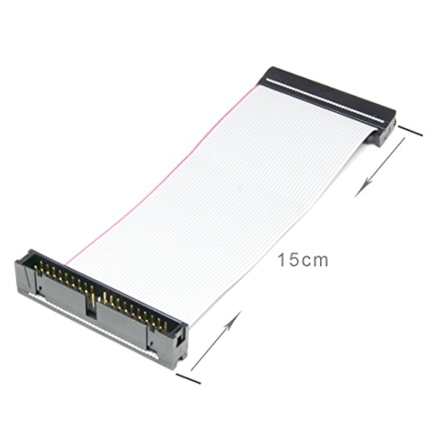 RIITOP IDE Extension Cable Male to Female 40PIN IDE Ribbon Cord for 3.5inch PA