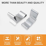 Christmas Lights Gutter Hooks, 60Pcs Large Roof Hooks Light Hangers Galvanized Clips For Hanging Outdoor Lights