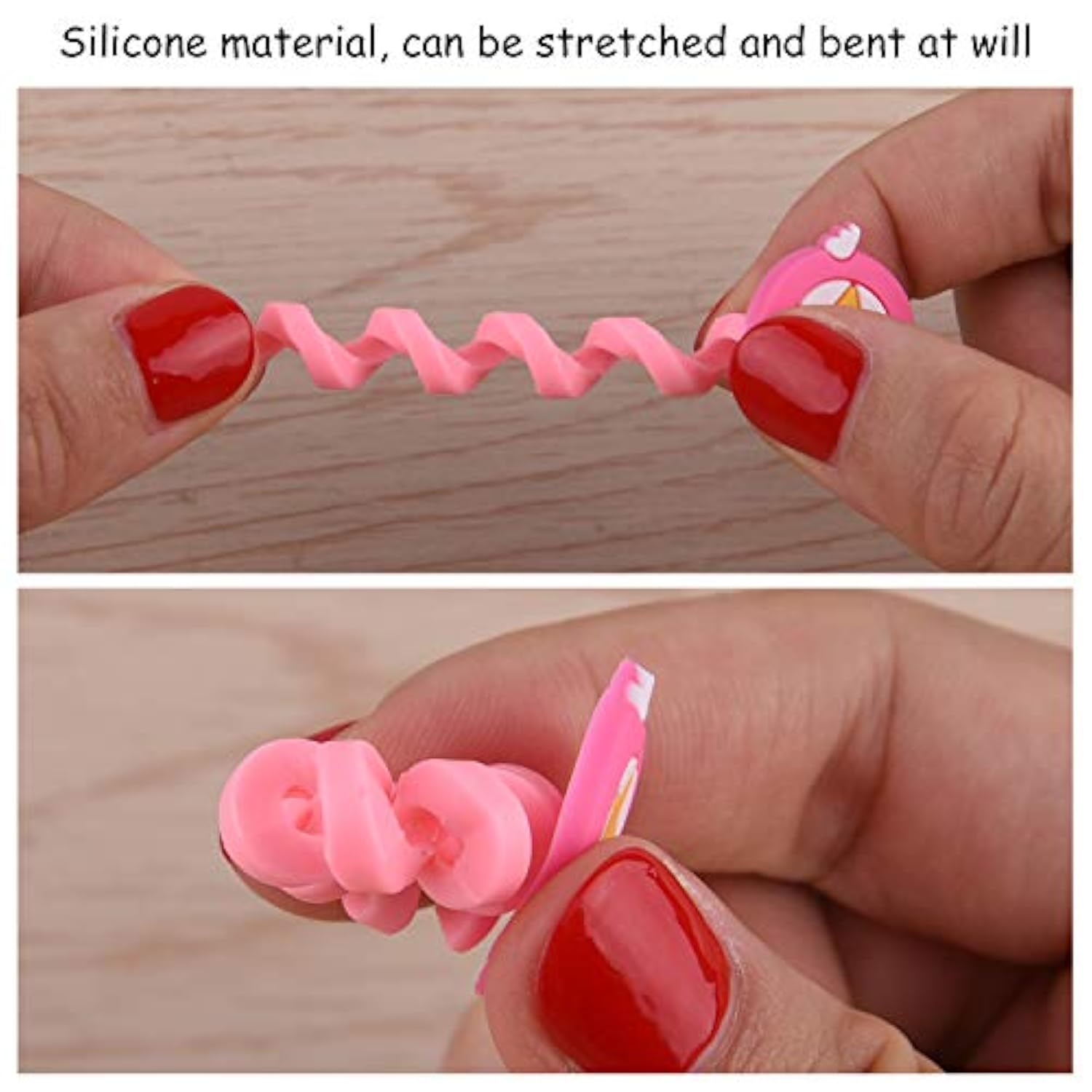 20 Pcs Cartoon Charger Cable Protectors Usb Charger Cable Saver Silicone Flexible Cable Wire Protectors For Most Cellphone Data Lines Phone Accessory (Random Style)