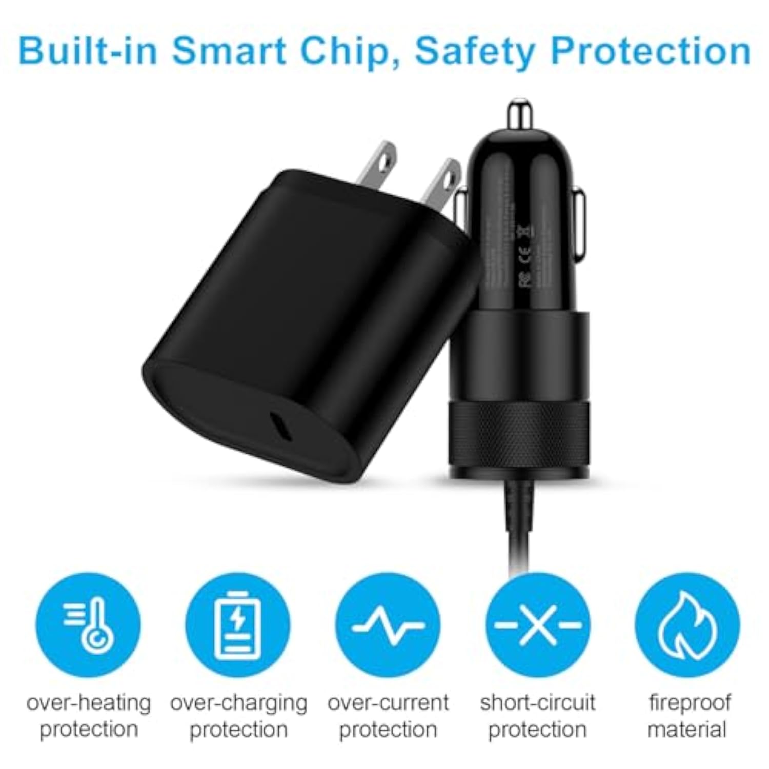 Pixel 10 Pro Xl Car Phone Charger For Google Pixel 10, 10 Pro, 10 Pro Fold, Fast Usb C Charger Adapter Accessories For 9A, 9, 9 Pro, 9 Pro Xl, 9 Pro Fold, 8, 8 Pro, 8A, 7, 7 Pro, 7A, 6 5 4 3 2 Xl