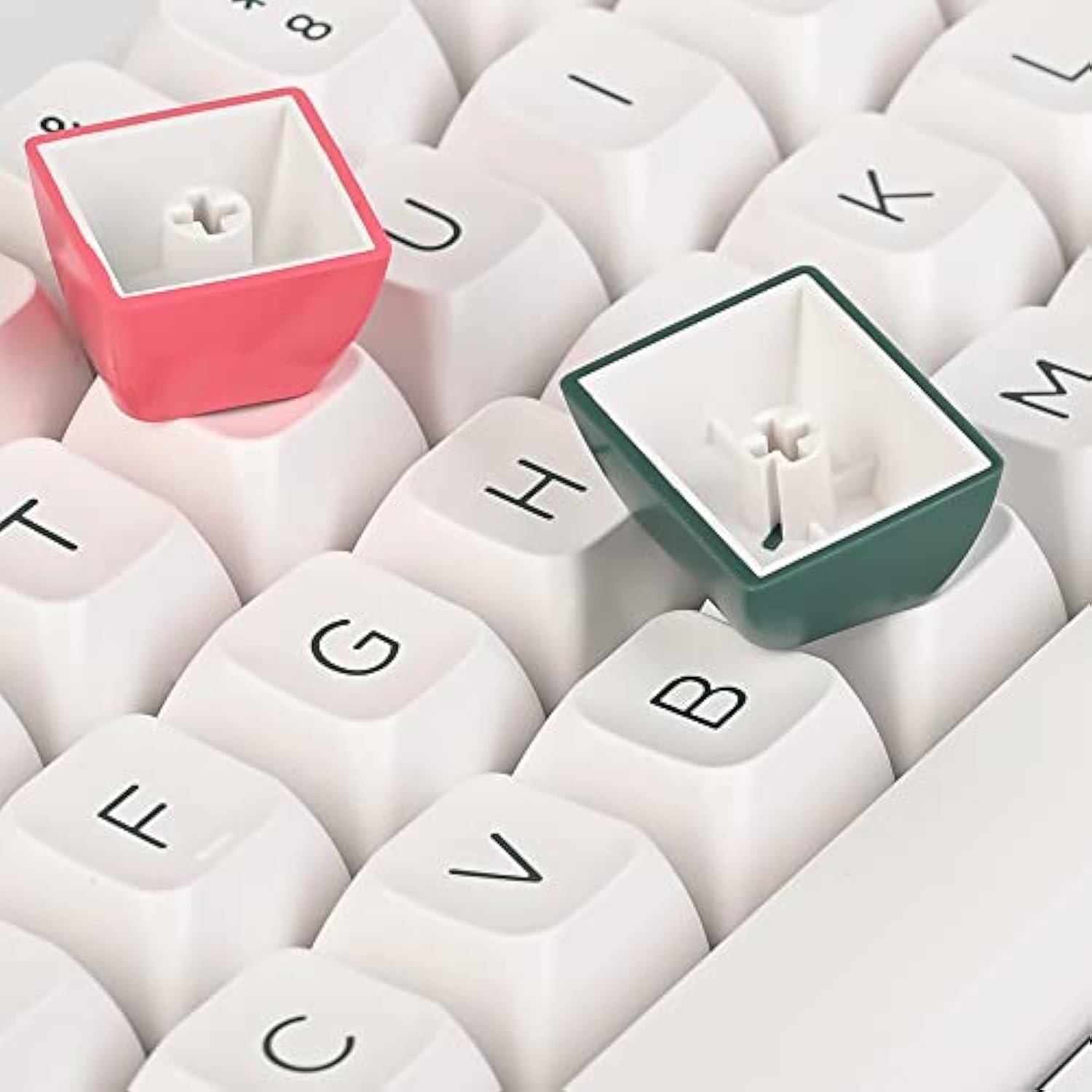 Pbt Keycaps Asa Profile Double Shot Full Key Caps Set Ansi Layout For Mechanic