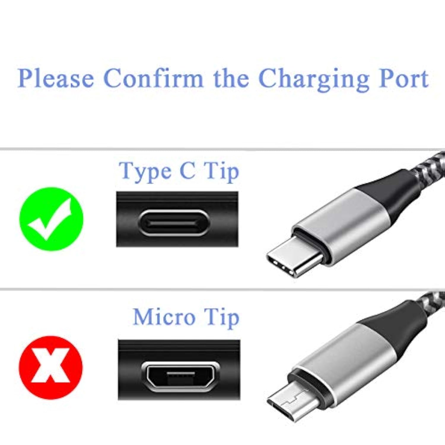 2 Pack 6.6Ft Type C Usb Fast Charging Charger Cable Cord For Samsung Galaxy Tab A7 10.4" 8.7”; A9+ 12.4"; Tab A 10.1(2019), 8.0(2017); Tab S10+ S9 S8 S7 S6 S4 S3; Tab A 8.4(2020), 10.5" Tablet Cables