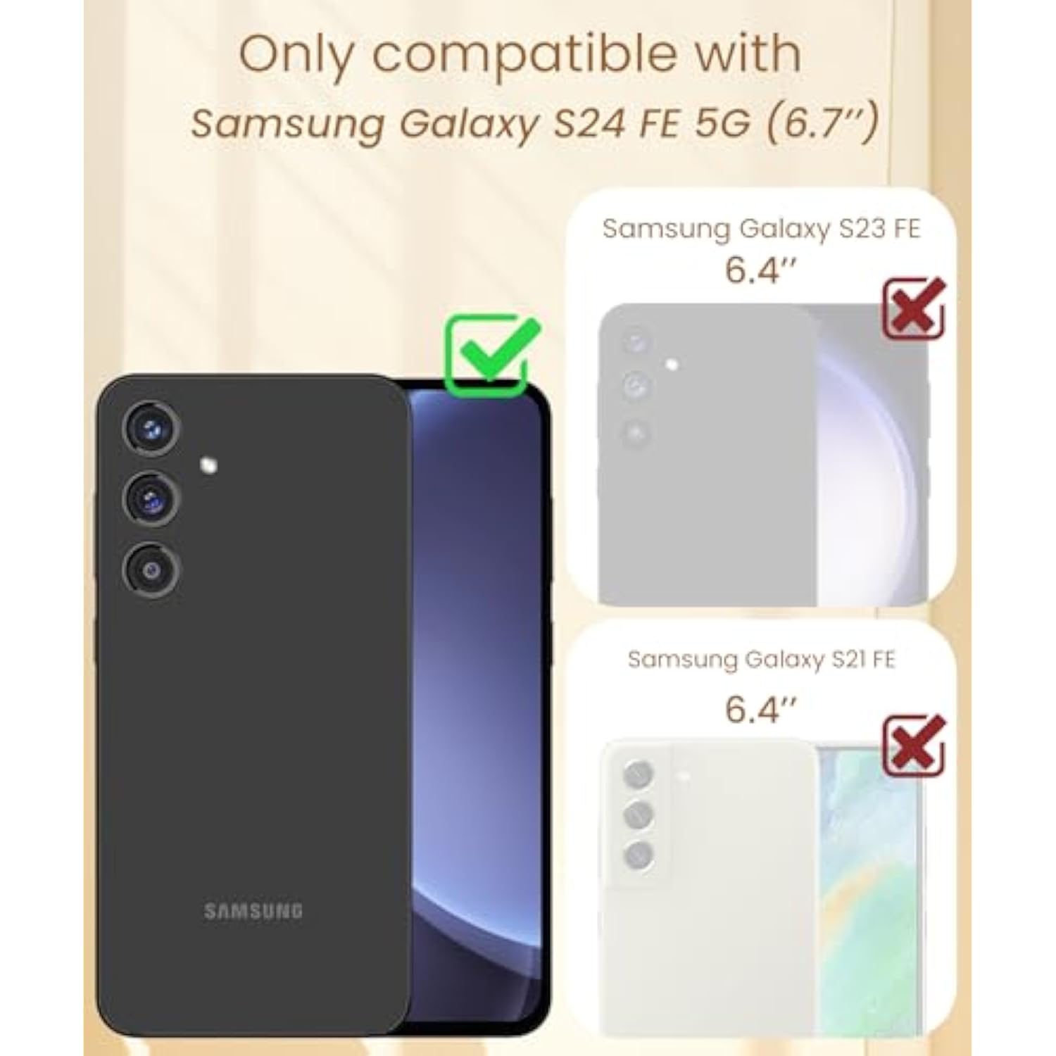 For Samsung Galaxy S24 Fe 5G Case, 2X Tempered Glass Screen Protector, 360° Rotatable Ring Holder Magnetic Kickstand,Plated Gold Edge Slim Soft Tpu Protective Cover For S24 Fe (Blue)