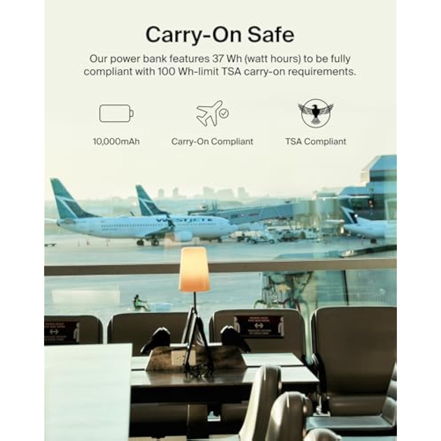 Belkin Portable Charger, USB C Power Bank 10000 mAh w/ 2xUSB-A Ports, 15W w/ Type-C to Type-A Cable - iPhone 17, Air, Pro, Pro Max, Samsung Galaxy S25, Nintendo Switch 2, Google Pixel 10, etc. - Blue