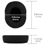 Replacement Ear Pads For Steelseries Arctis 1/3/ 5/7/ 9X/ Pro Headphones Ear Cushions, Headset Earpads (Cooling-Gel/Black)