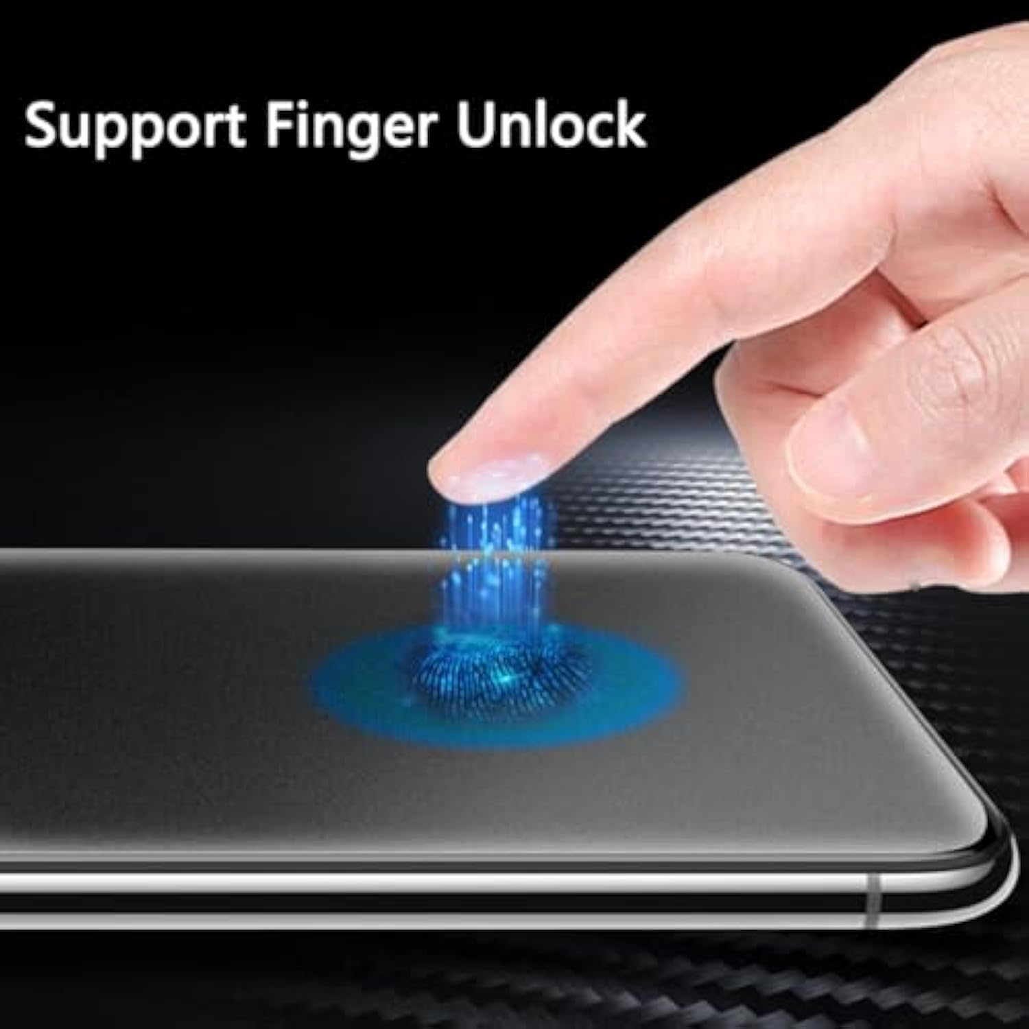 2 Pack 360 Degree Matte Privacy Screen Protector For Samsung Galaxy S22 Plus / S23 Plus Anti-Glare Anti-Spy 4 Sides Soft Film Support Finger Unlock 6.6 Inch