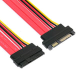 Cy Sas Sff-8482 29Pin Male To Female Hard Disk Drive Extension Cable 0.5M