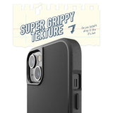 Iphone 13 Magnetic Case - Gripmunk Compatible With Magsafe [Lightweight + Protective] Slim/Thin Grip Cover With Microfiber Lining For Apple Iphone 13 - Black Tie Affair