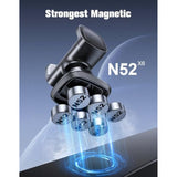 Magnetic Phone Holder For Gym, 360° Rotatable Gym Phone Holder Workout Record, Or Any Metal Surface, Gym Magnet Phone Mount Cradles Compatible With All Smartphones 4.7-7", Thick Cases Friendly
