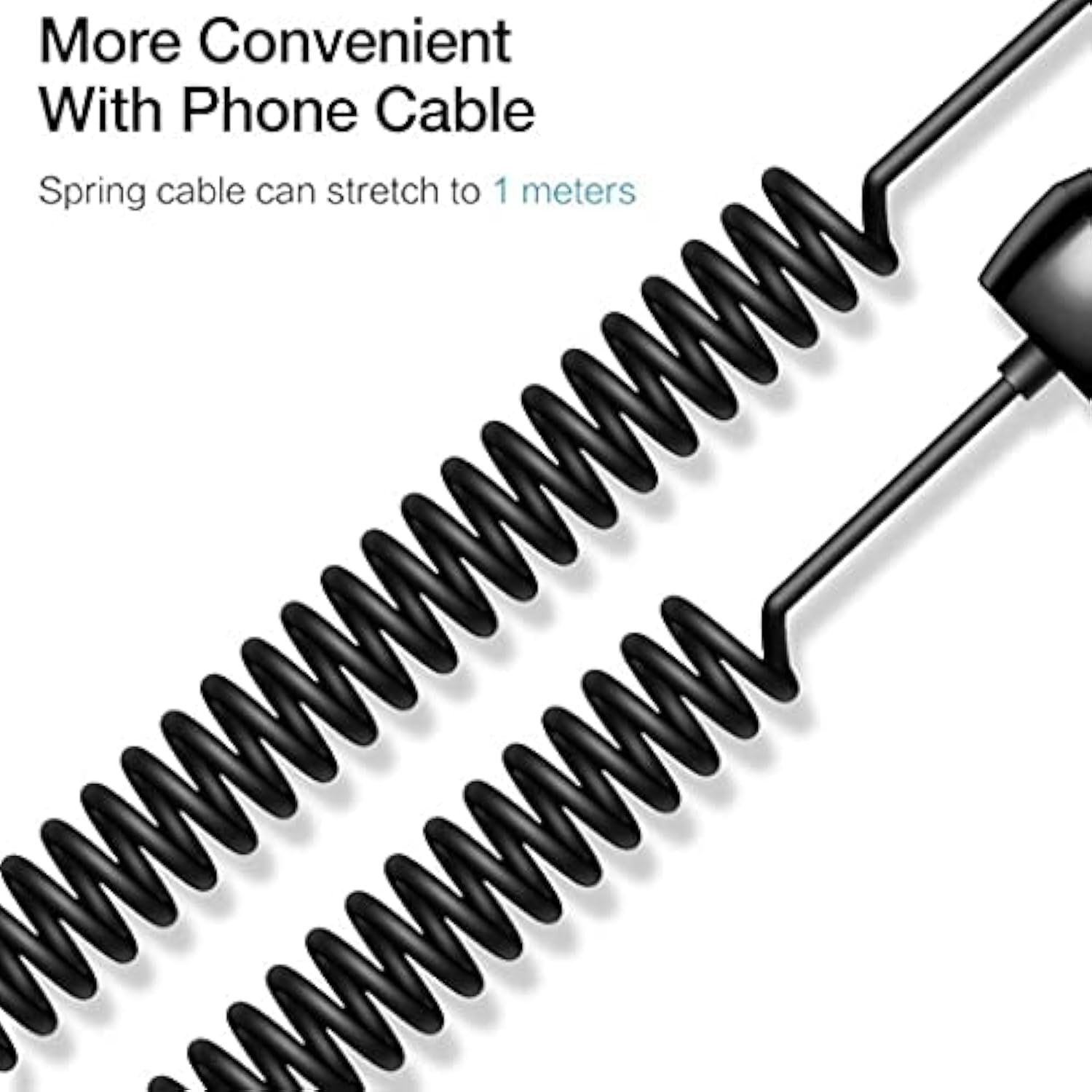 BoxWave Car Charger Compatible with Samsung Galaxy Z Flip - Car Charger Plus, with Extra USB Port and Integrated Built-in Cable - Black