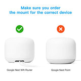 Outlet Wall Mount Hanger For Google Nest Wifi Router(2Nd Generation), Space Saving Holder, Easy Moved, Cord Management For Google Nest Wifi Router Without Messy Wires And Screws (2 Pack)