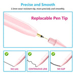 Stylus Pen For Ipad G2 2X Faster Charge Ipencil, Compatible With Apple 2018-2025 Ipad A16/10Th/9Th/8Th/7Th/6Th Gen & Pro 12.9/11/13-Inch M4 & Air 3Rd/4Th/5Th/M2/M3 & Mini 5Th/6Th/7Th, Rosegold