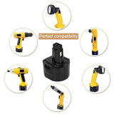 [2 Pack] 3.6Ah Ni-Mh Replacement For Dewalt 9.6Volt Battery Dw9061 Dw9062 Dw926 Dw955 Dw926K - Cordless Power Tools