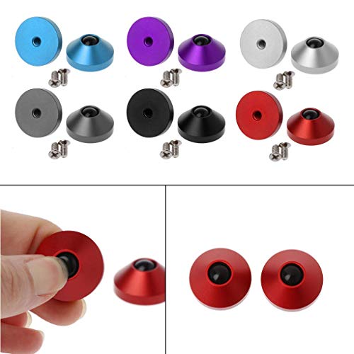 2Pcs Mechanical Keyboard Feet Anodized Cnc Aluminum Feet Metal Case With Screws Keyboard Accessory For Different Keyboards