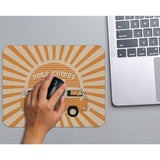 Boho Vw Bus Mouse Pad - Here Comes The Sun Mouse Pads For Desk, Hippie Gifts For Women, Mousepad With Non-Slip Rubber Base For Laptop Computer Keyboard Desktop (9.5×7.9 Inch)