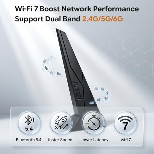 Wifi 7 Antenna Magnetic Base With New Interface For Msi X870 B850 Z890 Wi-Fi 7 Motherboard Pc Desktop Computer