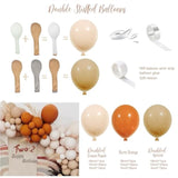 Burnt Orange Balloon Arch Kit: Fall Party Garland, Baby Shower Decor