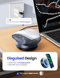 Multiple Mouse Mover, W1 Mouse Jigglerwireless Charger 2-In-1, Undetectable Shaker Wiggler Device, Automatic Phone Charging Pad, Quiet Mice Giggler Juggler To Keep Pc Active