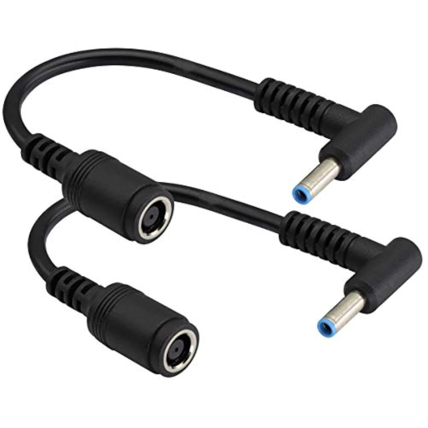90 Degree Tip Laptop Power Cable Dc 7.4Mm X 5.0Mm Female To 4.5Mm X3.0Mm Male