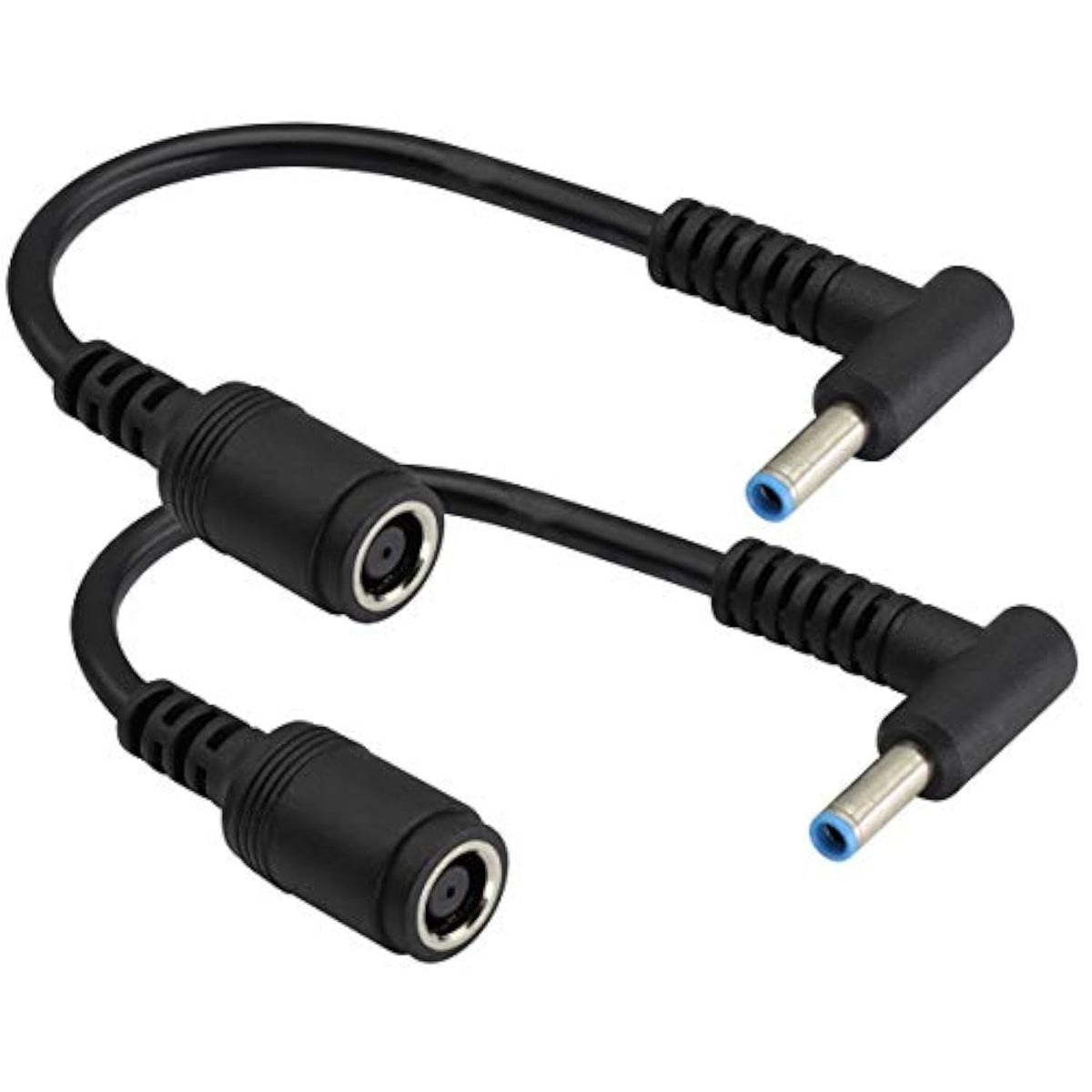 90 Degree Tip Laptop Power Cable Dc 7.4Mm X 5.0Mm Female To 4.5Mm X3.0Mm Male