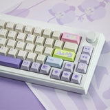 Pbt Keycaps - Cherry Profile Custom Keycaps, 144 Keys, Dye-Sublimation, Orchid