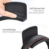 Neetto Headphone Hanger Holder Wall Mount, Headset Hook Under Desk, Stand for Sennheiser, Sony, Bose, Beats, AKG, Audio-Technica, Gaming Headphones, Earphones, Cables - HS907