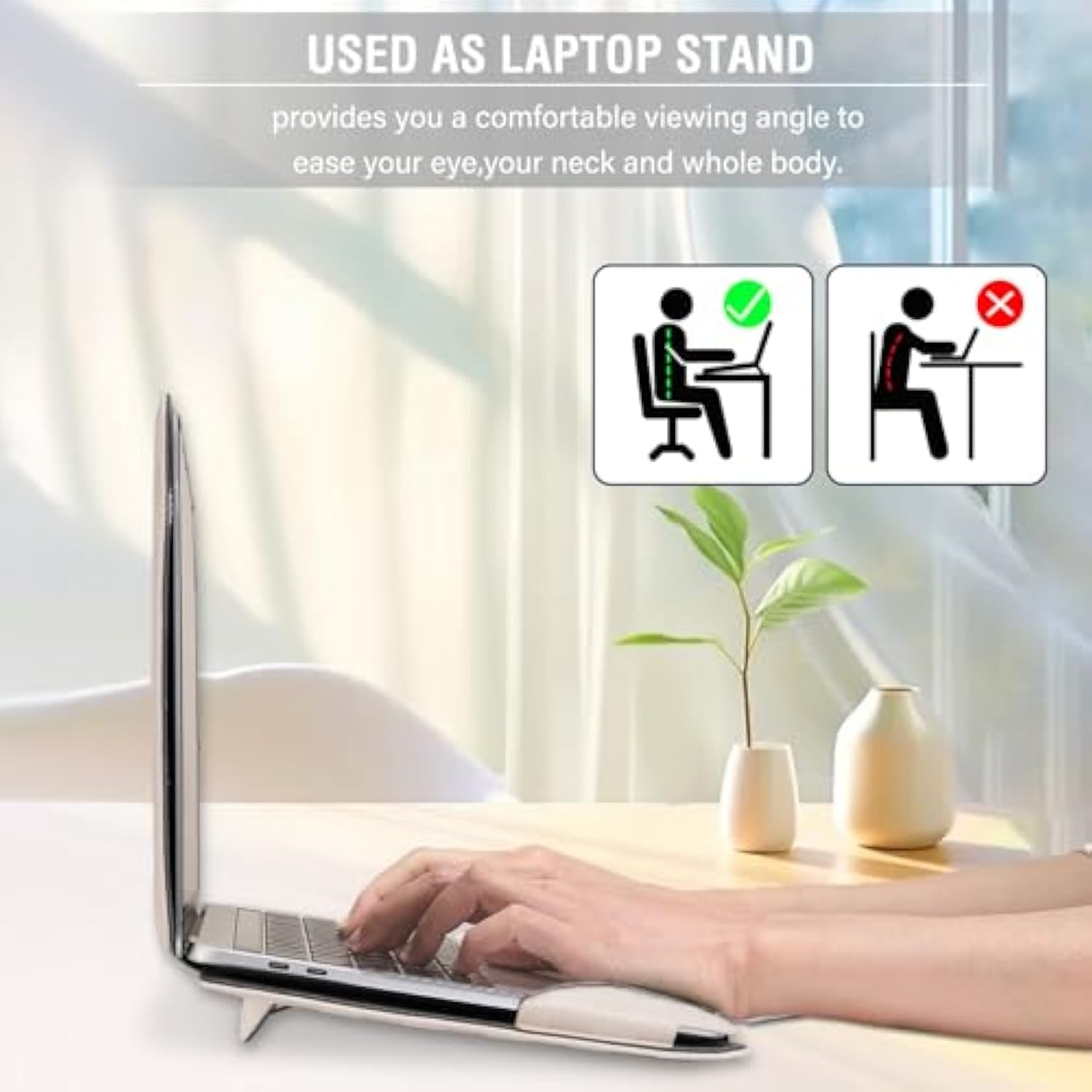 MOSISO Case Compatible with MacBook Air 13 inch M4 A3240 M3 A3113 M2 A2681 M1 A2337 A2179 A1932 2025-2018/Pro 13 M2 M1 2024-2016,Checker Texture Grid PU Leather Portfolio Protective Stand Cover,Beige