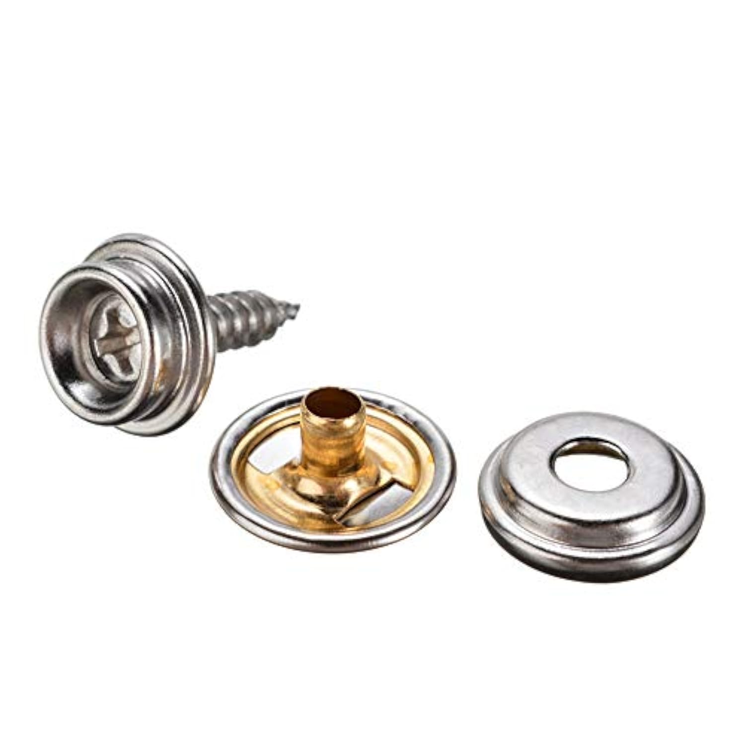 10 Sets Canvas Snap Kit Fastener Screw Snaps Consists Of Buttons Socke