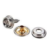 10 Sets Canvas Snap Kit Fastener Screw Snaps Consists Of Buttons Socke
