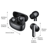 REDMI Buds 8 Pro Wireless Earbuds, 55dB Adaptive Noise Canceling Bluetooth 5.4, 33H Playtime, Hi-Res Audio, Coaxial Triple-Driver, IP54, USB-C Fast