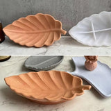Resin Tray Molds Leaf Tray Silicone Resin Mold Irregular Jewelry Plate Candle Holder Mold Unique Leaves Shape Epoxy Molds For Concrete Dish Storage Art Craft Gift Home Decor