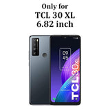 Silicone TPU with Hide Telescopic Kickstand Shockproof Protective Cover Case for TCL 30 XL