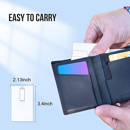 Bulk Flash Drive 8G Usb Business Card Credit Card Bank Card Shape Flash Drives Credit Usb Drives - 8Gb 20 Pcs (White Card)