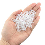 150Pcs Rubber O-Ring Switch Dampeners Keycap 8X5X1.5Mm Clear White Cherry Mx S