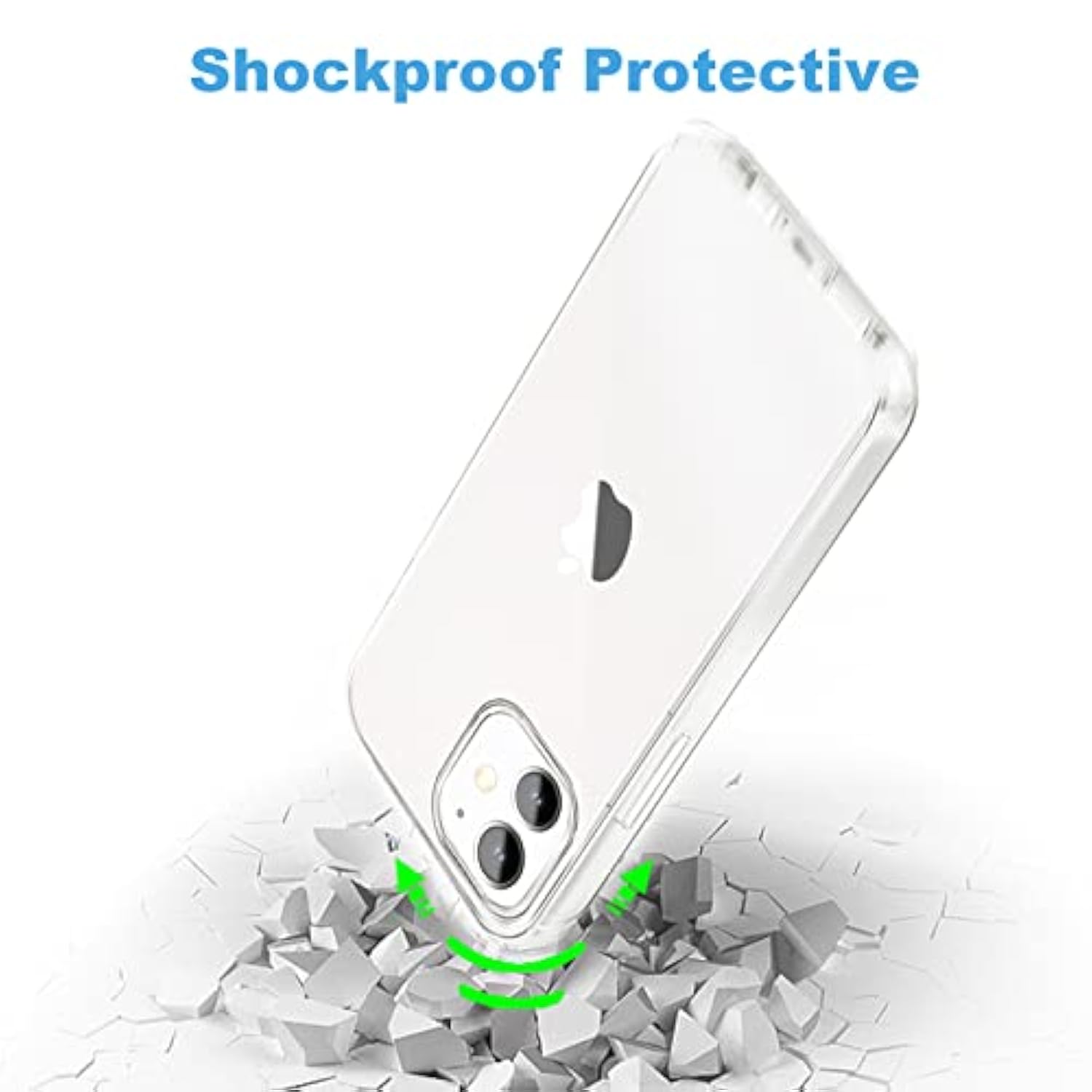 iPhone 11 Clear TPU Case Shockproof Slim Anti-Scratch 6.1 Inch
