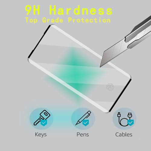 [4 Pack] Screen Protector Compatible with  Galaxy S20 Ultra,Scratch Resistant,Easy-Install,Bubble Free,Anti-Fingerprint,Tempered Glass