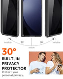 for  Galaxy Z Fold 5 Case with S Pen Holder & Stylus and Invisible Kickstand,Built in Privacy Screen Protector and Hinge Phone Cover for