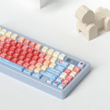 Pbt Rose Keycaps Set Ure Profile 156 Keys Custom Dye-Sublimation Keyboard Keyc