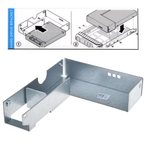 Lot Of 2, 9W8C4 Y004G G302D X968D 2.5" To 3.5" Adapter Converter Compatible For X7K8W Y796F F238F Kg1Ch F9541 651314-001 Tray Caddy