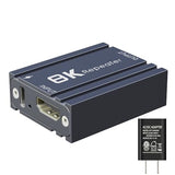 HDMI 2.1 Repeater,8K@60Hz Active Signal Video Booster Amplifier,Extended up to 52ft, Compatible with Laptop/TV/Projector,Includes Power